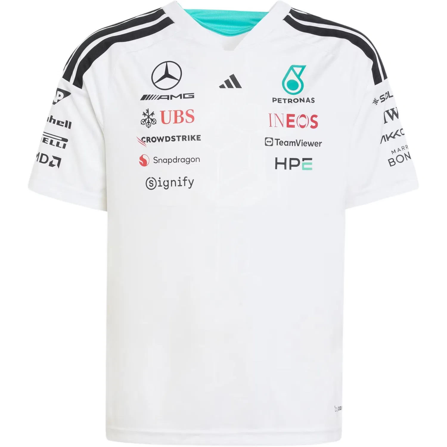 Футболка детская Adidas Motorsports белая