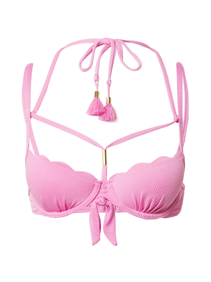 

Топ бикини-балконет Hunkemöller Scallop, розовый