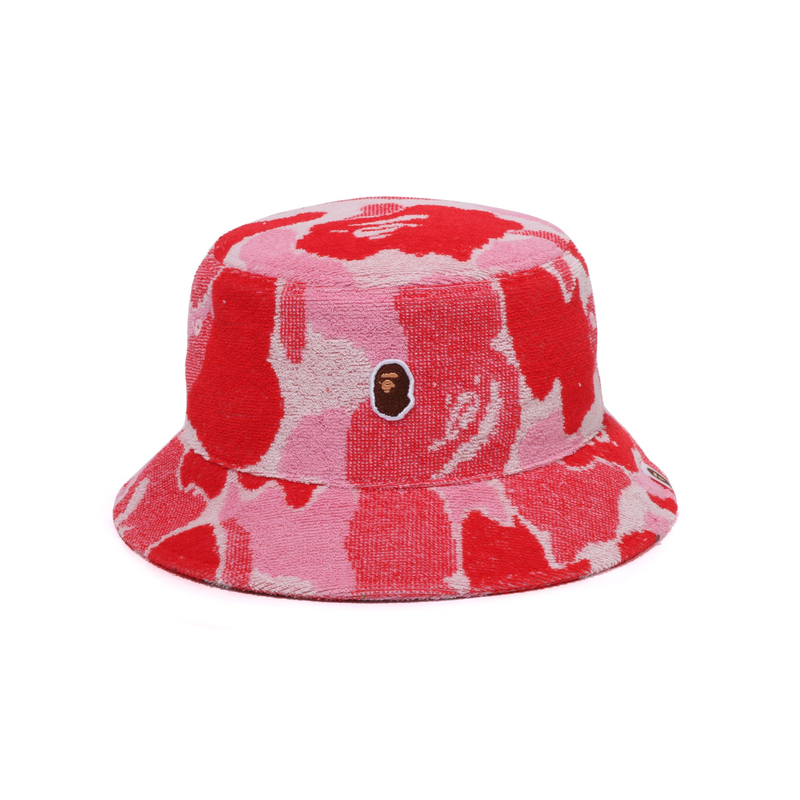 

A BATHING APE Бейсболка Bape Abc Camo Pile Jacquard, Pink PKX