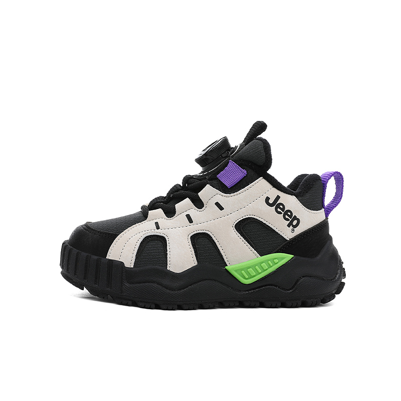 Кроссовки Low top Running Shoes для детей Jeep, cherry blossom розовый/obsidian черный[fleece-lined-upgraded] — фото 3