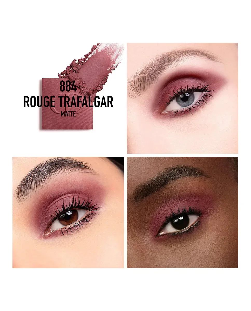 Тени для век стойкие и интенсивного цвета Dior, 884 Rouge Trafalgar — фото 2