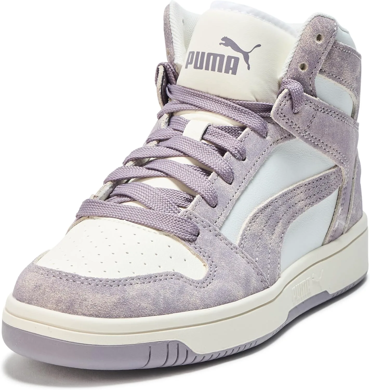 Женские кроссовки Puma Rebound Layup Luster Mid, серый/белый
