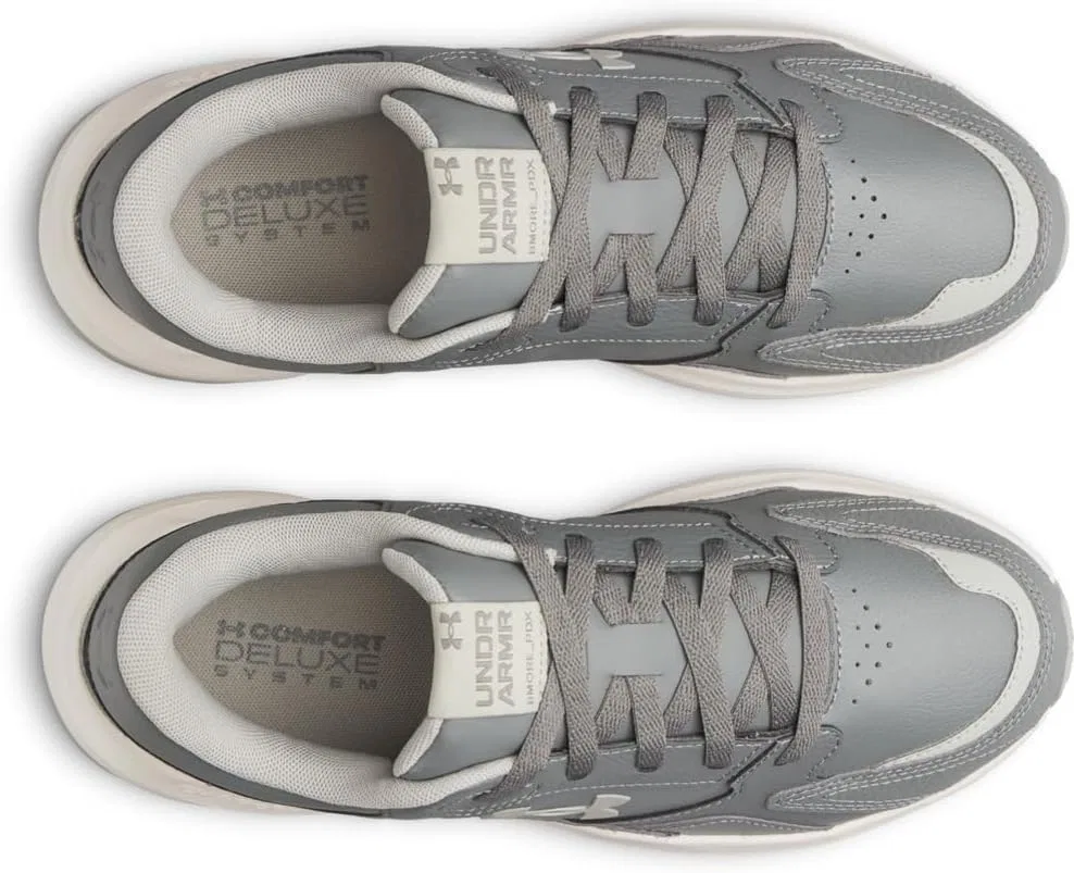 Мужские кроссовки Under Armour UA Edge Lthr Cross Trainer, Tone Green Summit White Titanium — фото 4