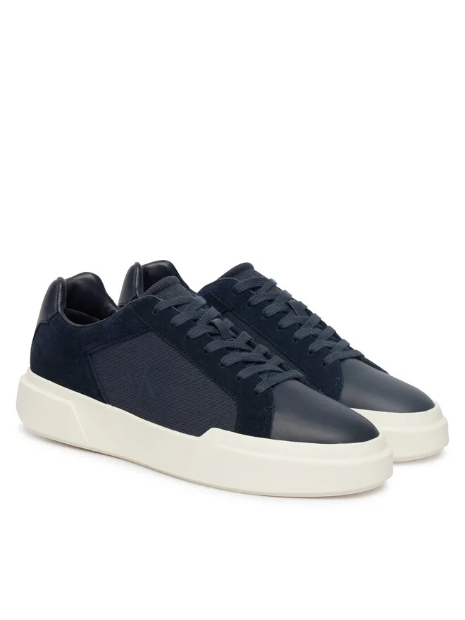 Calvin Klein Кроссовки Chunky Cupsole Laceup Cv Mix HM0HM02238 темно-синие — фото 2