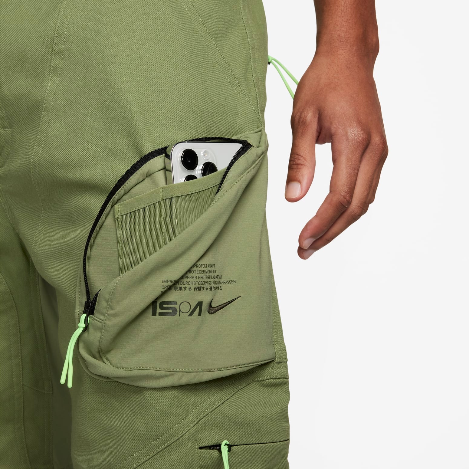 Брюки Nike ISPA Pants 2.0 'Green' — фото 3