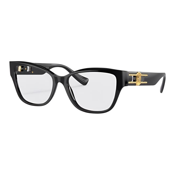 

VERSACE Ацетатные очки кошачий глаз унисекс черные, Black