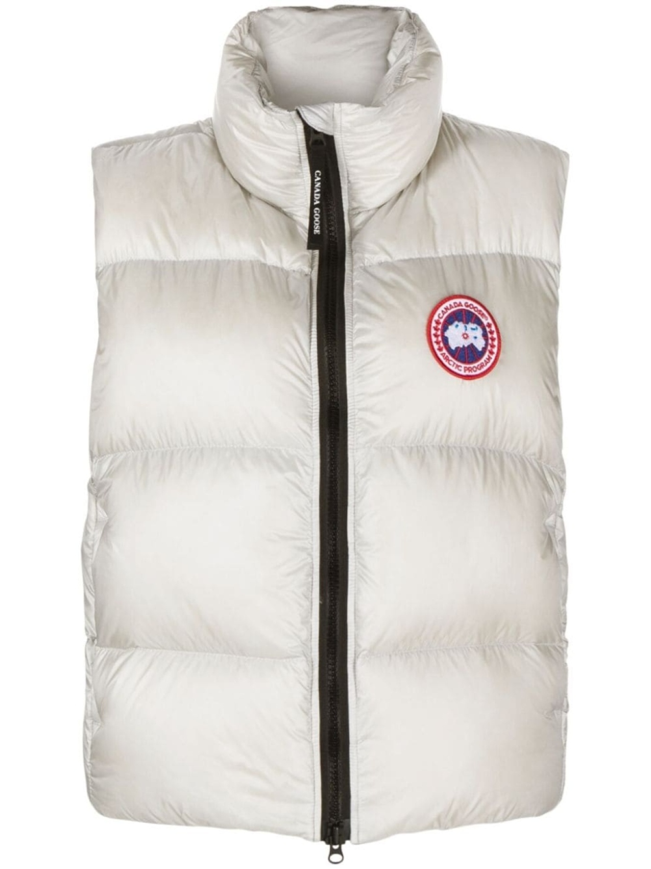 

Canada Goose дутый жилет Cypress с нашивкой-логотипом, серебристый