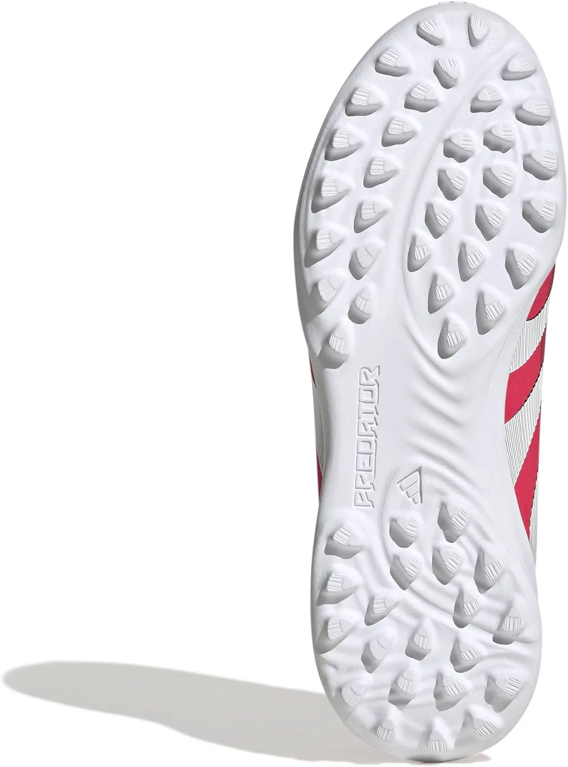 Футбольные кроссовки Adidas Originals Boys' League Predator для игры на траве, красный/белый/черный — фото 2