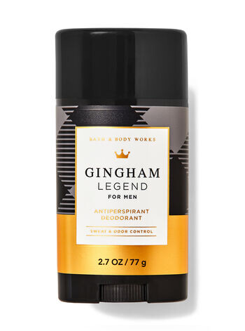 

Дезодорант-антиперспирант Gingham Legend, 2.7 oz / 77 g, Bath and Body Works