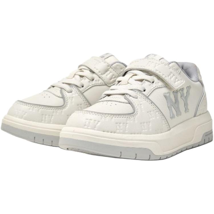 MLB New York Yankees Low top детские скейтерские кроссовки Ecru Unisex — фото 4