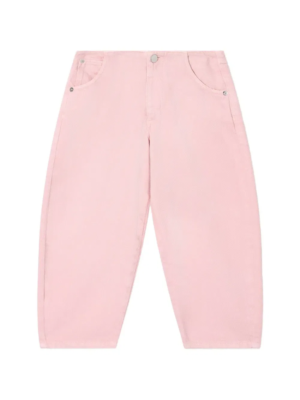 Брюки с пятью карманами Emporio Armani Kids, розовый