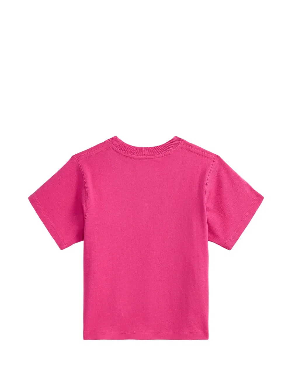 Футболка с логотипом Polo Ralph Lauren Kids, розовый — фото 2