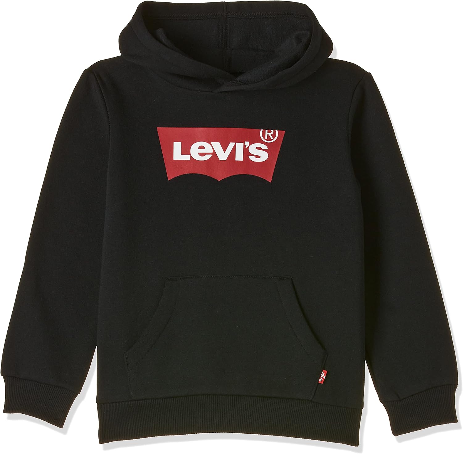 

Толстовка с капюшоном Levi's для мальчиков с мягким трикотажным рисунком, Black/Red