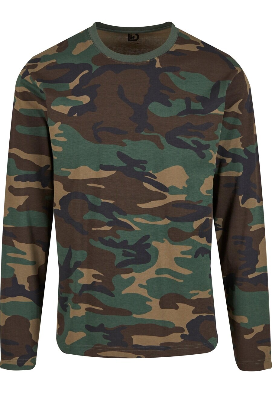 

Лонгслив Brandit Shirt, темно-зеленый