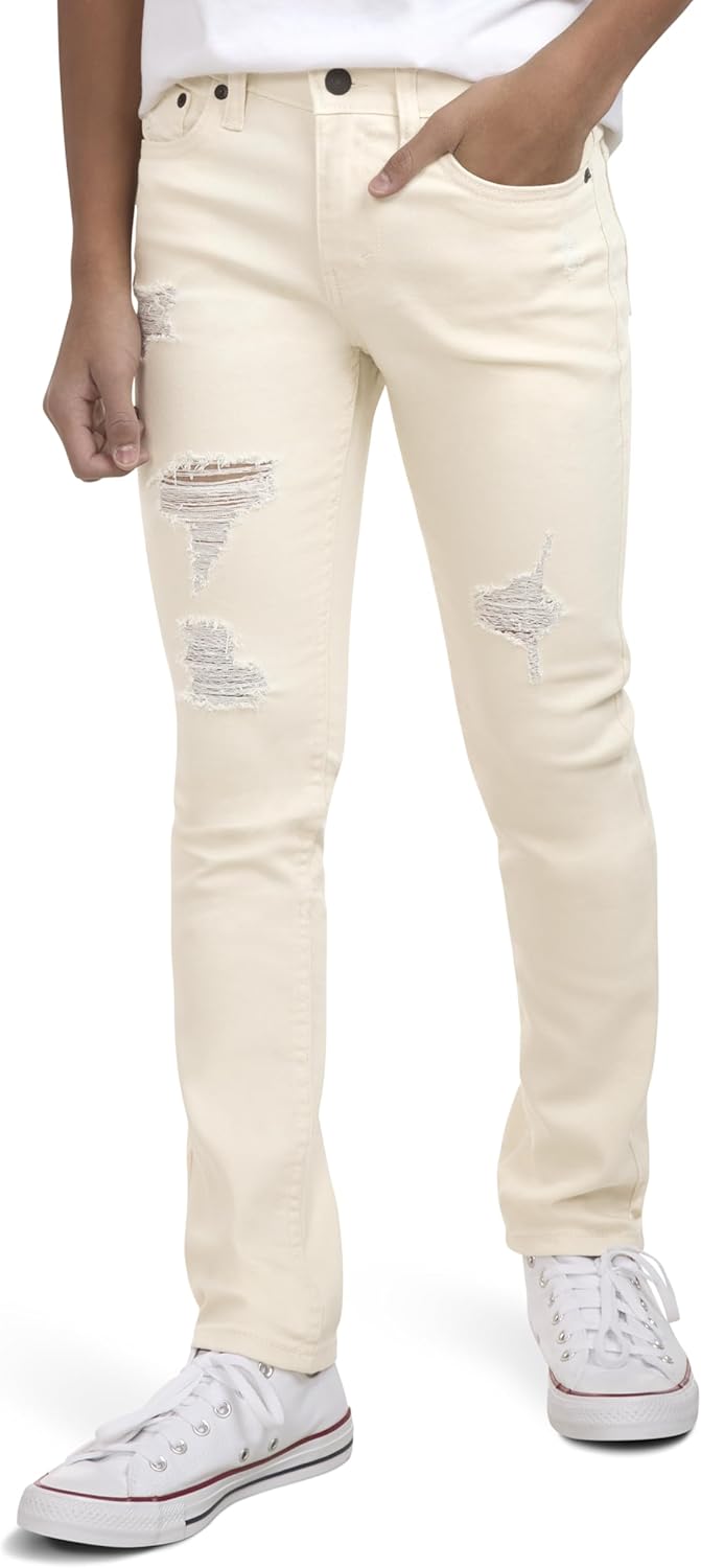Джинсы Levi's Boys 510 Skinny Fit Destructed, Pale Khaki — фото 4