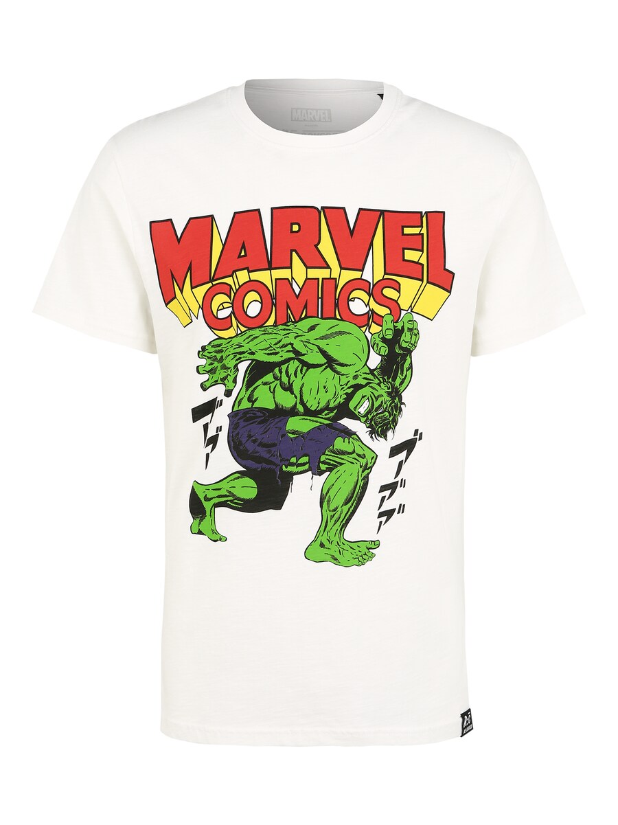 

Классическая футболка Recovered Shirt Marvel Comics Hulk Japan Washed, белый