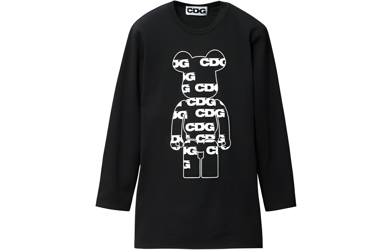 

CDG Футболка Be@rbrick X X BE@RBRICK мужская black, Черный, CDG Футболка Be@rbrick X X BE@RBRICK мужская black