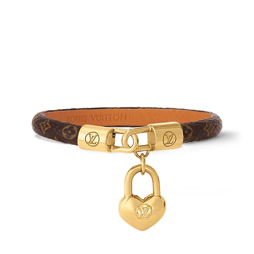 

Браслет с подвесками Crazy In Lock Louis Vuitton, коричневый