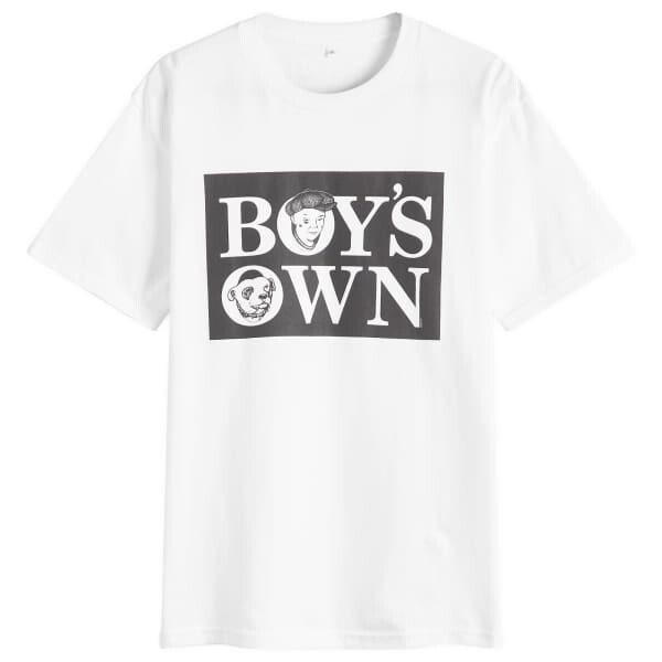

Футболка с классическим логотипом Boy'S own Boys Own, белый