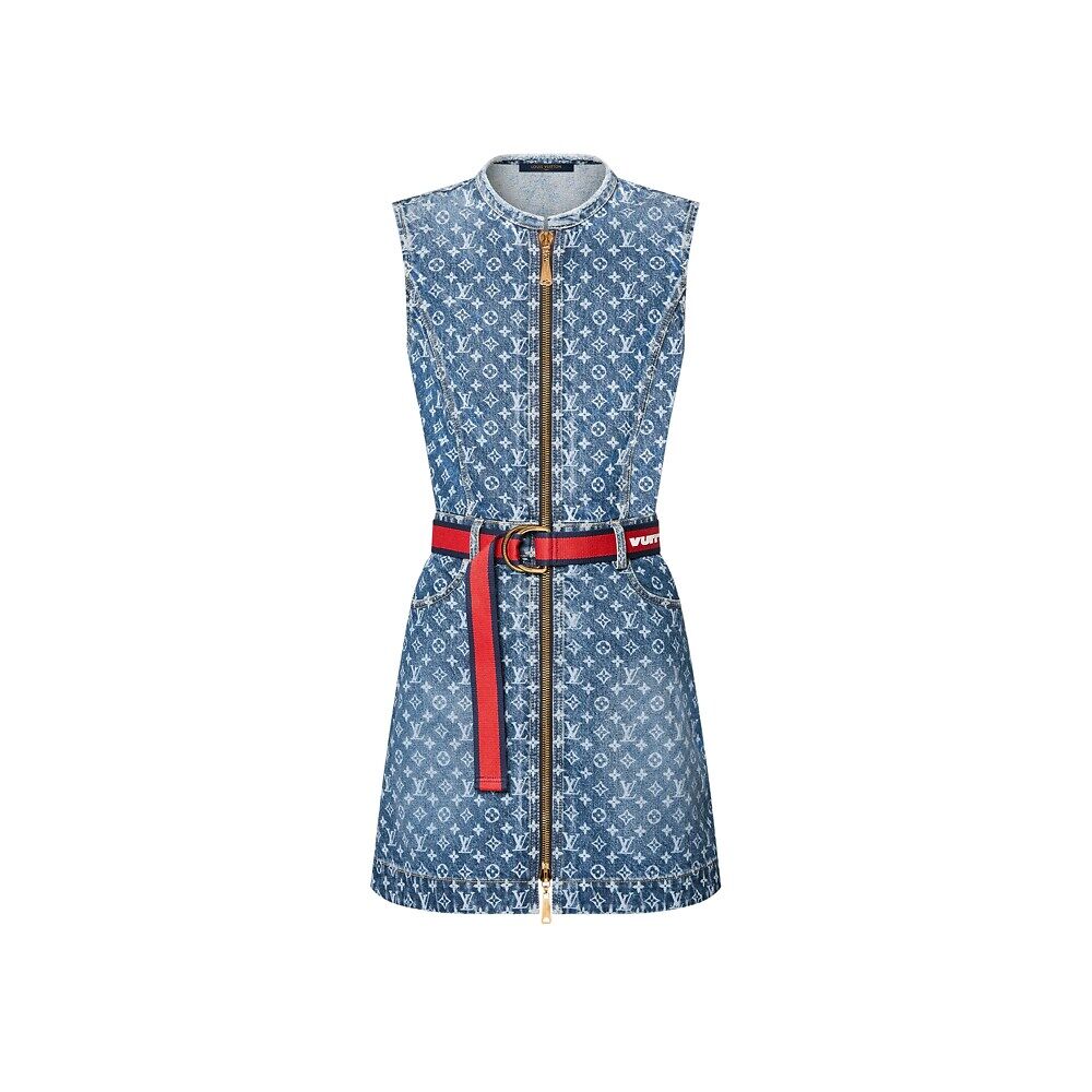 

Платье с монограммой LV x AC Louis Vuitton, синий