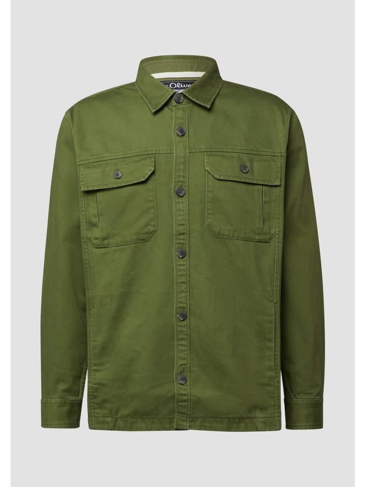 

s.Oliver Рубашка цвета 7983_оливково-зеленый