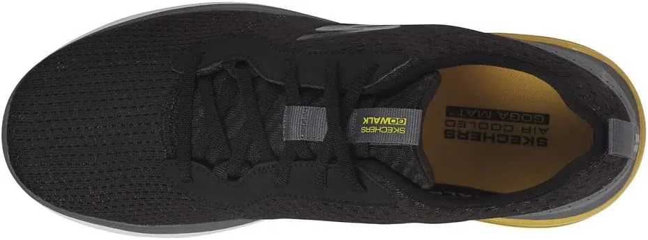 Мужские кроссовки Skechers 216153 Bkyl, Black And Yellow Textile — фото 3
