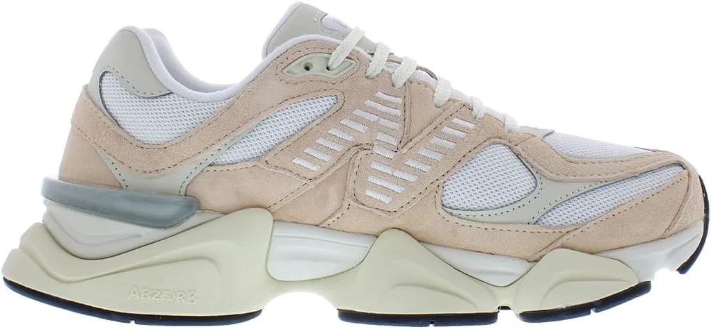 Кроссовки New Balance 9060 для мужчин, розовый/белый — фото 3