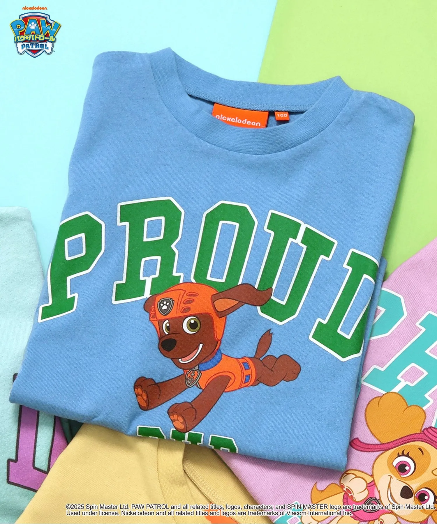 Детская футболка Paw Patrol BREEZE с принтом сапфирно-синего цвета