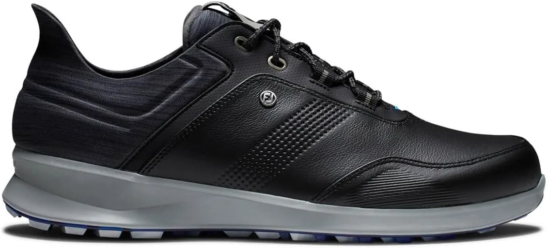 Кроссовки для гольфа FootJoy Stratos без шипов предыдущего сезона, черный/синий — фото 2