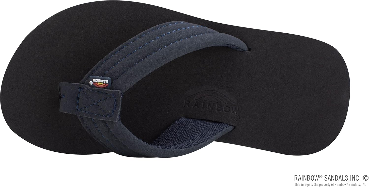 Детские сандалии Rainbow Sandals Grombow с мягкой резиновой подошвой, неопрена ремешком и задним ремешком, темно-синий — фото 3