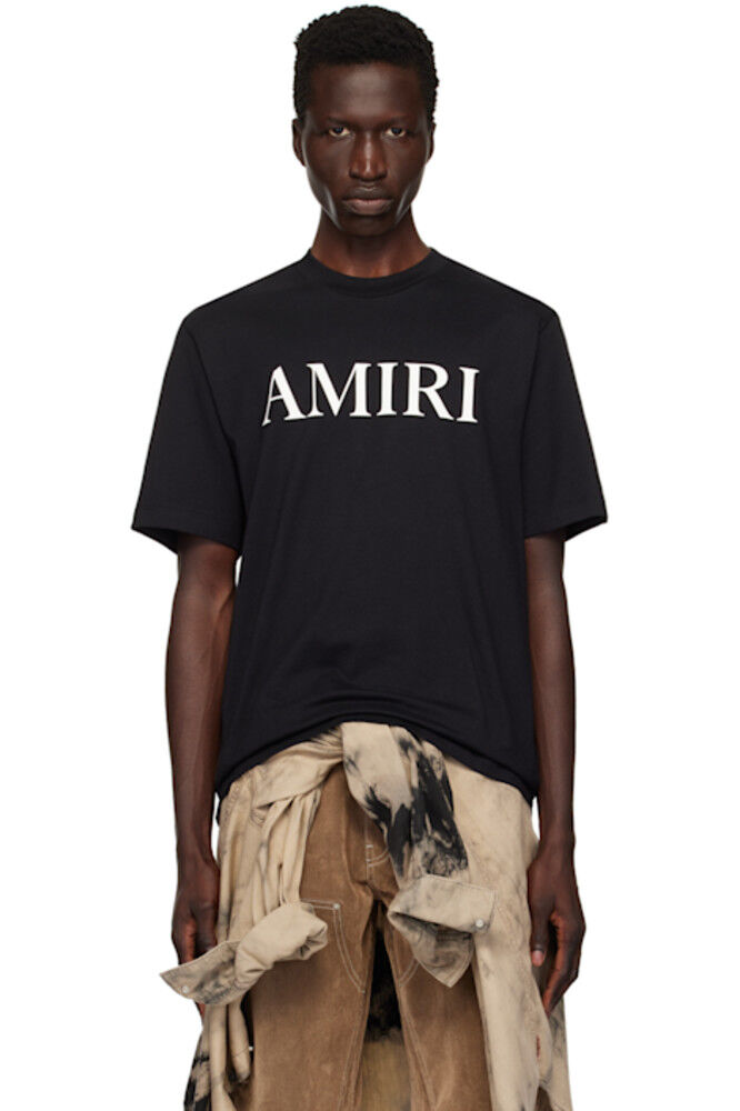 

Черная футболка с логотипом Bonded AMIRI