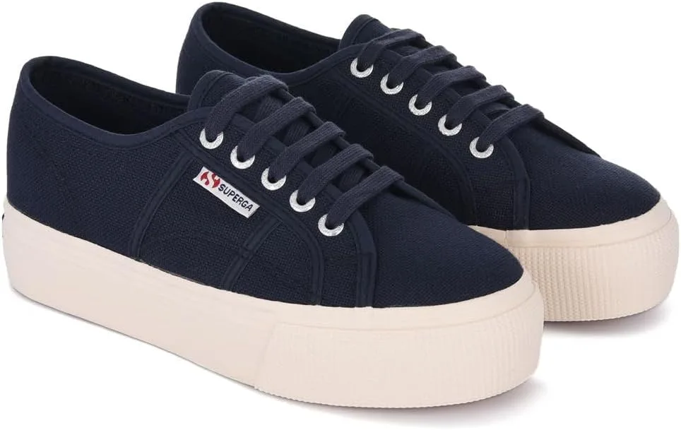 Унисекс взрослые кроссовки Superga 2730-Cotu Oxford, синий — фото 3