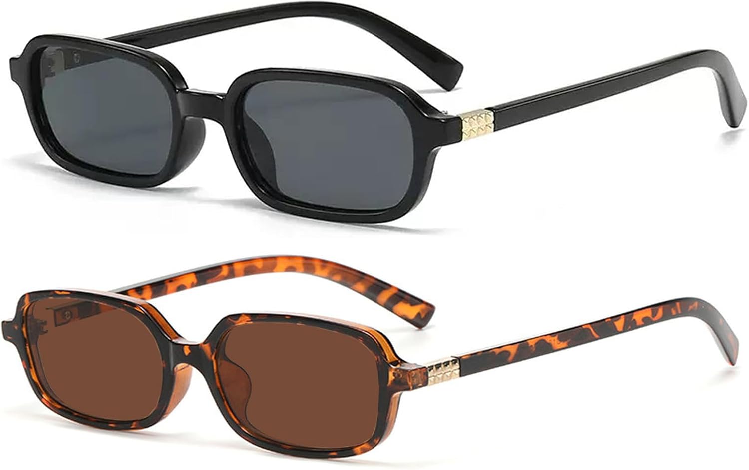 

Ретро прямоугольные солнцезащитные очки для женщин, модные, маленькие, узкие, в стиле 90-х, винтажные, для рейв-вечеринок, прямоугольные солнцезащитные очки для женщин и мужчин REELORATTA, Black-tortoise