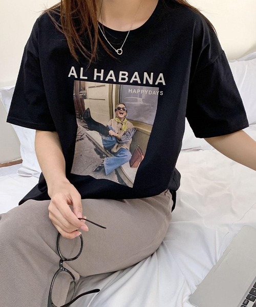 

Футболка оверсайз с графическим принтом, 100% хлопок LOWO, черный