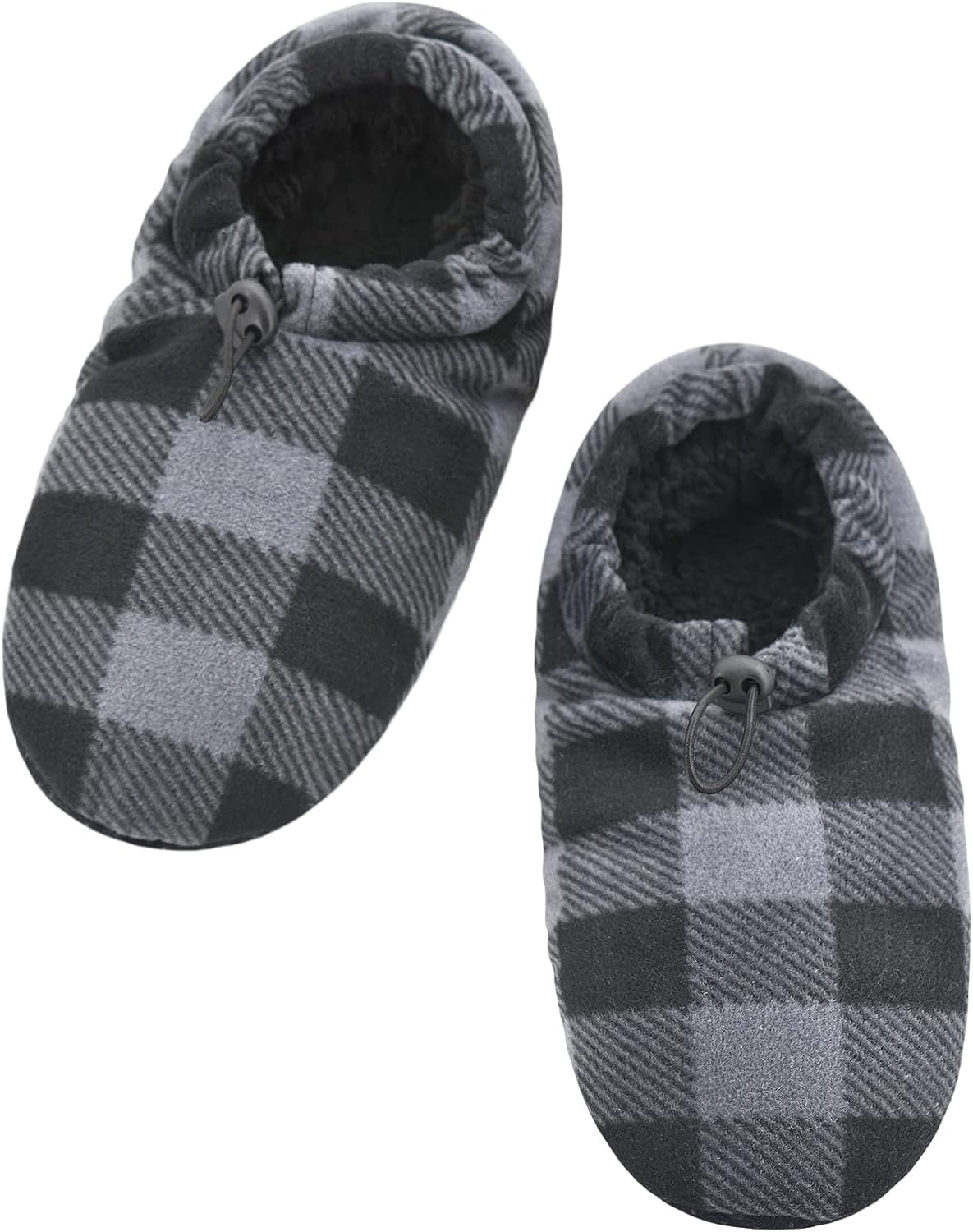 

Мужские носки-тапочки Panda Bros с противоскользящей подошвой, теплые тапочки-носки с захватами для мужчин, пушистые домашние тапочки, черный