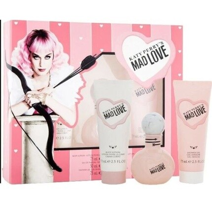 Katy Perry Mad Love Fragrance Gift Set Edt 50ml, Body Lotion 75ml, Shower Gel 75ml