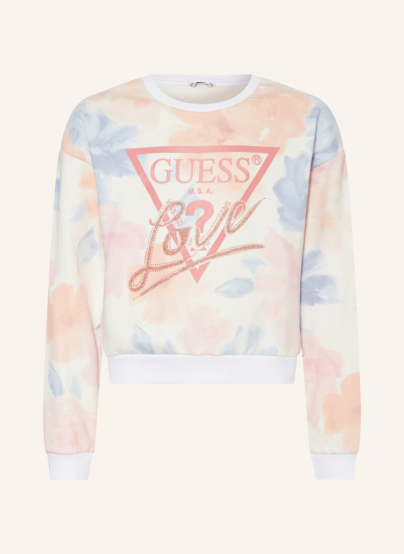 

Толстовка с драгоценными камнями Guess, мультиколор