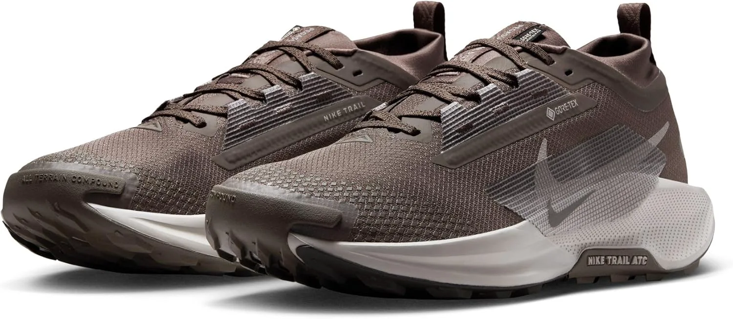 Мужские кроссовки Nike Pegasus Trail 5 Gore-Tex, серый/коричневый — фото 2