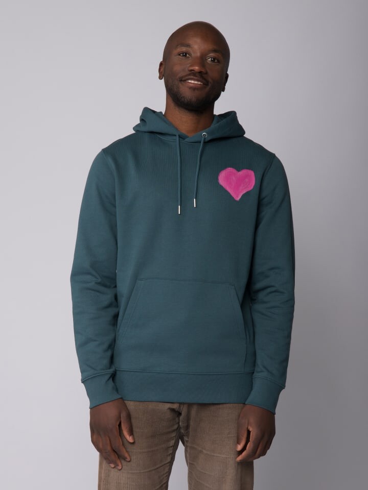 

Толстовка wat Apparel Sweatshirt Pink Heart, цвет Petrol