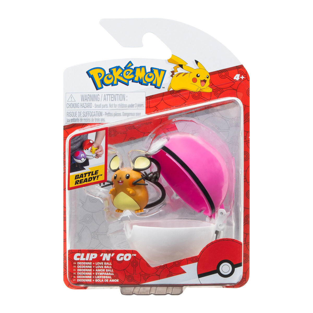 

95057 JAS POKEMON Clip N Go W15 (Dedenne & Love Ball) W15