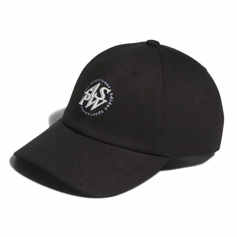 

Adidas Хлопковая бейсболка унисекс черная, Black