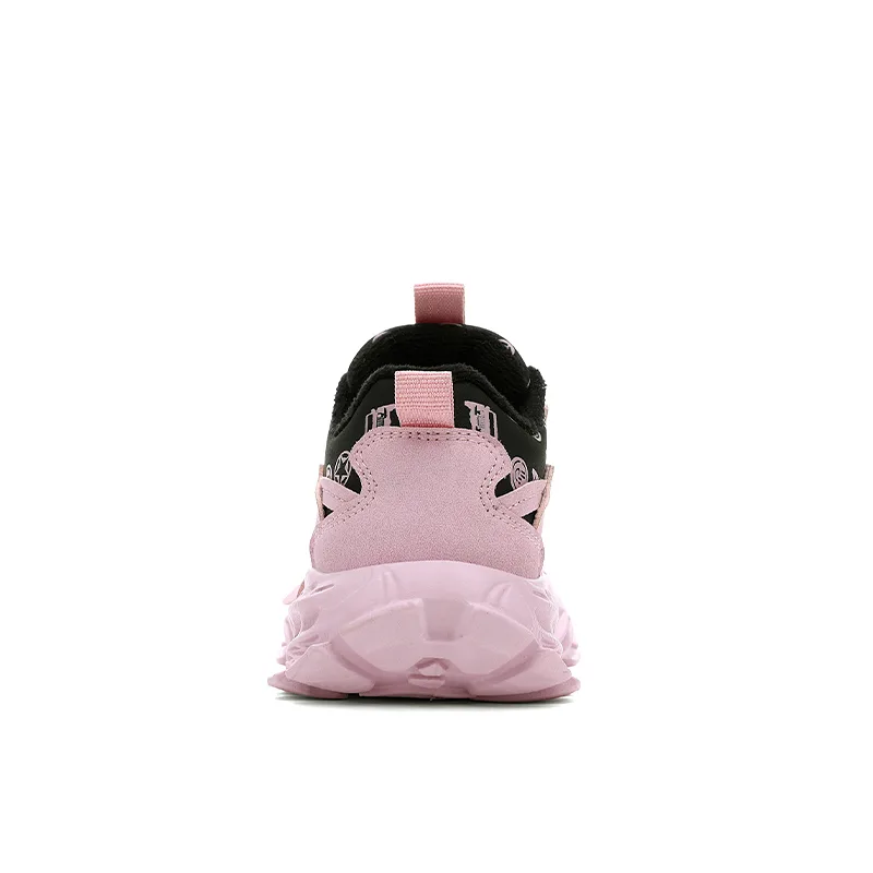 Детские кроссовки low top для бега Jeep, черный розовый (Fleece-Lined Thin Cotton) — фото 4