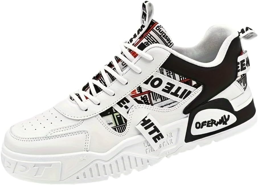 

Стильные скейтбордические кроссовки для мужчин- дышащие и легкие для комфортной ходьбы и бега, мужские кроссовки Hhhchpm, черный