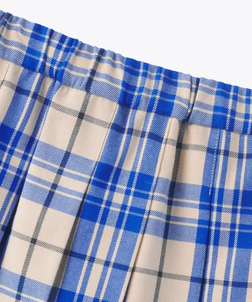 Детская юбка MUSINSA STANDARD KIDS в клетку с плиссировкой — фото 4