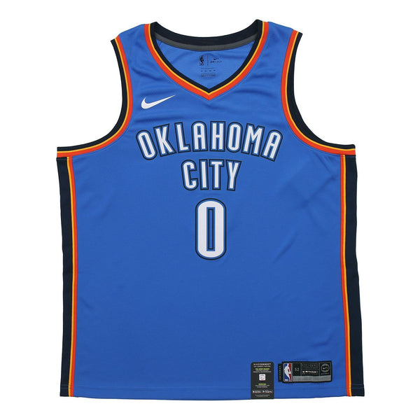 

Футболка russell westbrook oklahoma city thunder swingman футболка мужская Nike, синий