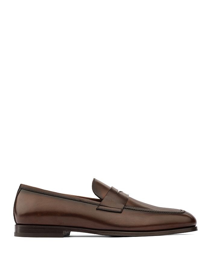Мужские лоферы To Boot New York Penny Apron Toe, коричневый — фото 4