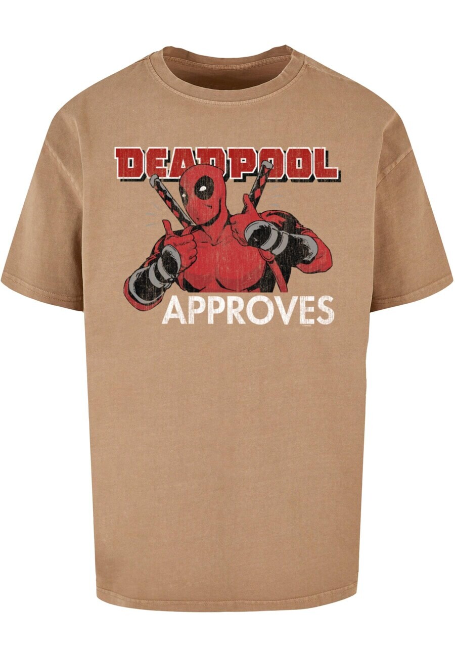 

Классическая футболка ABSOLUTE CULT Shirt Deadpool - Approves, кэмел
