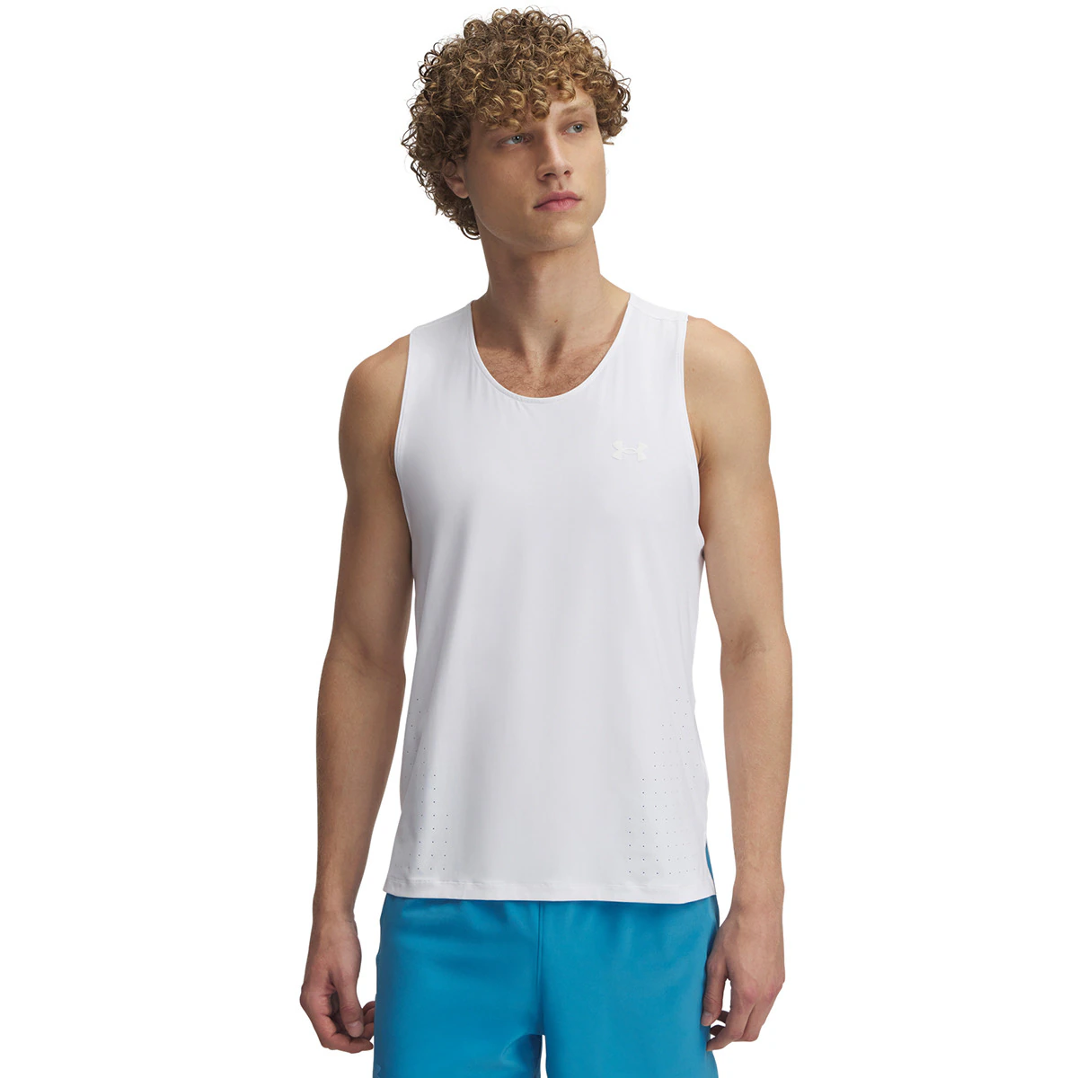 

UA Launch Elite Singlet Under Armour Мужская футболка, белый