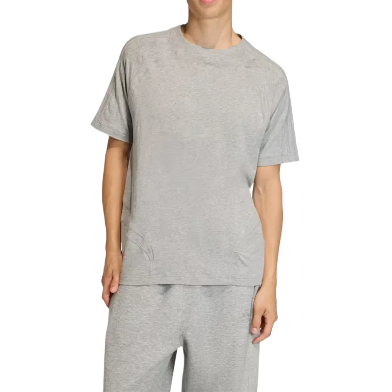Футболка мужская Medium Gray Blend с круглым вырезом Adidas — фото 3