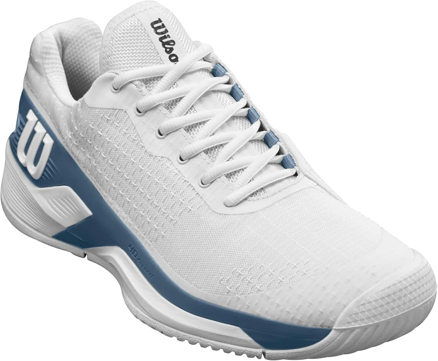 Мужские теннисные кроссовки Wilson Rush Pro Extra Duty, белый/синий — фото 2